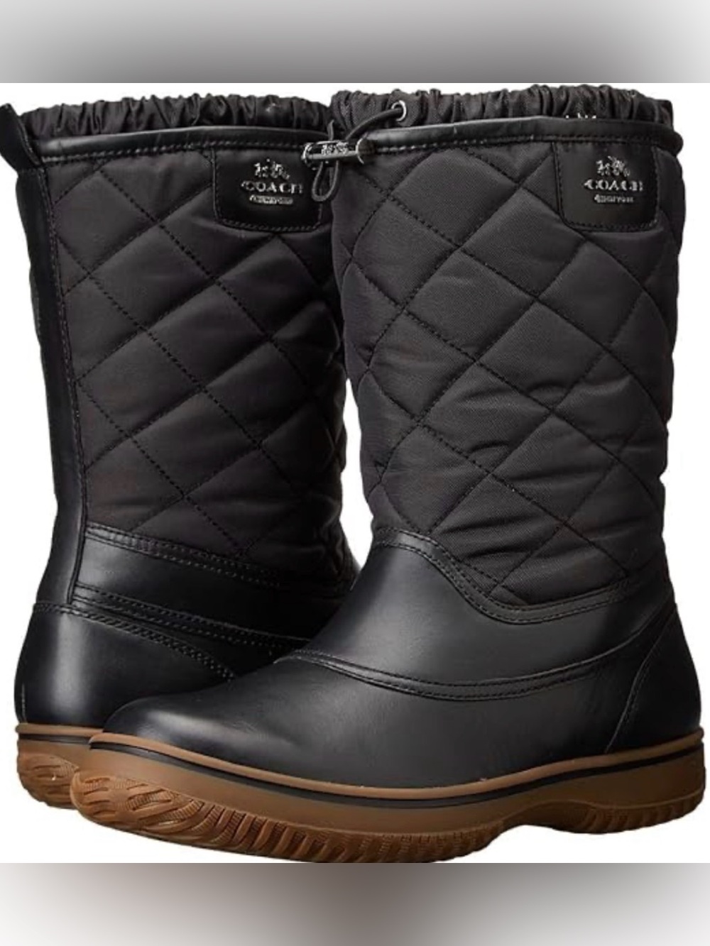 Coach Black Mid-Calf Women's Boots